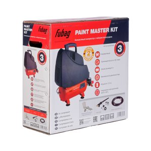 FUBAG Компрессорный набор Paint Master Kit безмасляный компрессор + 3 предмета в Омске фото