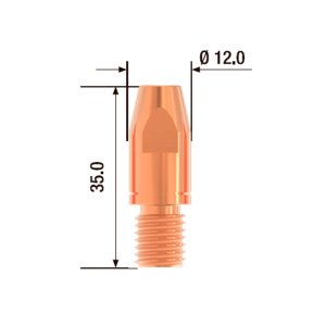 FUBAG Контактный наконечник M10х35 мм CuCrZr D=1.0 мм (25 шт.) в Омске фото