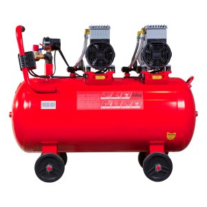 Компрессор воздушный безмасляный малошумный FUBAG OLS 500/100 CM2х2 + Набор пневмоинструмента (5 предметов) в ПОДАРОК в Омске фото