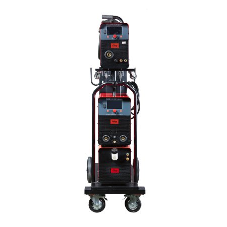 Полуавтомат сварочный FUBAG XMIG 500T DW PULSE  + подающий механизм DRIVE XMIG DW PULSE  + горелка FB 550W 3m  + блок жидкостного охлаждения Cool XMIG  + шланг-пакет 5 метров 95 мм2 14 pol с жидкостным охлаждением + тележка XM в Омске фото