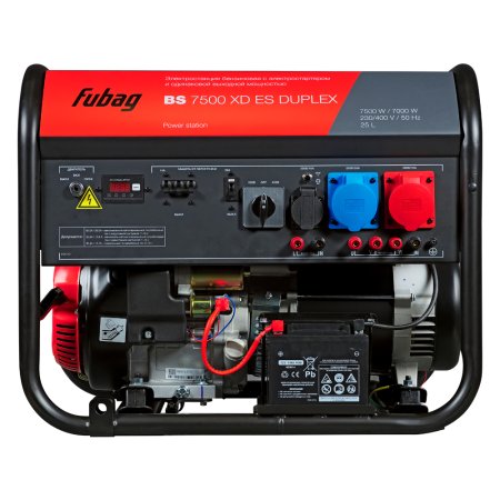 Бензиновый генератор FUBAG BS 7500 XD ES DUPLEX в Омске фото