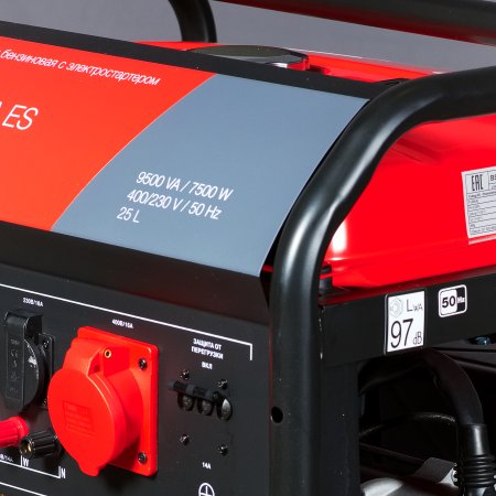 Бензиновый генератор FUBAG BS 8000 DA ES (трехфазный) с электростартером и коннектором автоматики в Омске фото