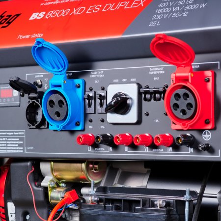 Бензиновый генератор FUBAG BS 8500 XD ES DUPLEX для одно и трехфазного режимов работы в Омске фото