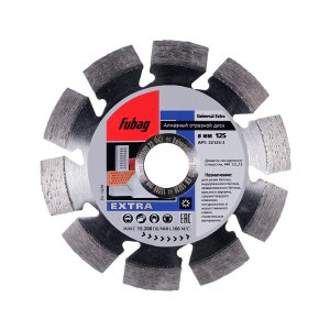 Алмазный отрезной диск FUBAG Universal Extra D125 мм/ 22.2 мм в Омске фото