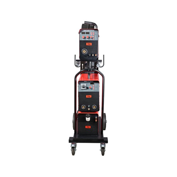 Полуавтомат сварочный FUBAG INMIG 500T DW SYN + подающий механизм DRIVE INMIG DW SYN + шланг-пакет 5 метров 70 мм2 14 pol с жидкостным охлаждением для INMIG 500T DW SYN + горелка FB 500 3m + блок жидкостного охлаждения Cool 70 + тележка для аппаратов в Омске фото