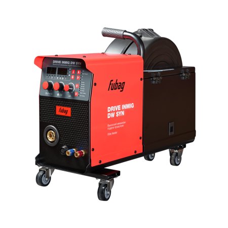 Полуавтомат сварочный FUBAG INMIG 500T DW SYN + подающий механизм DRIVE INMIG DW SYN + шланг-пакет 5 метров 70 мм2 14 pol с жидкостным охлаждением для INMIG 500T DW SYN + горелка FB 500 3m + блок жидкостного охлаждения Cool 70 + тележка для аппаратов в Омске фото