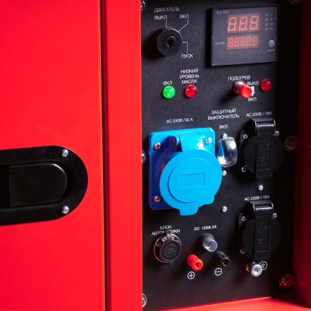 FUBAG Дизельный генератор с электростартером и коннектором автоматики DS 6500 AC ES (кожух) в Омске фото
