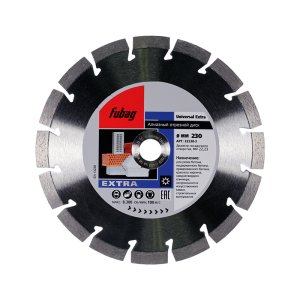 Алмазный отрезной диск FUBAG Universal Extra_ диам. 230/22.2 в Омске фото