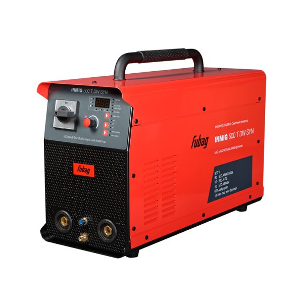 Полуавтомат сварочный FUBAG INMIG 500T DW SYN + подающий механизм DRIVE INMIG DW SYN + шланг-пакет 5 метров 70 мм2 14 pol с жидкостным охлаждением для INMIG 500T DW SYN + горелка FB 500 3m + блок жидкостного охлаждения Cool 70 + тележка для аппаратов в Омске фото
