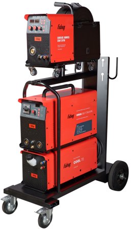 Сварочный полуавтомат INMIG 500T DW SYN + Подающий механизм DRIVE INMIG DW SYN + Шланг-пакет 5 м + Горелка FB 500 3 м + Блок жидкостного охлаждения + Тележка в Омске фото