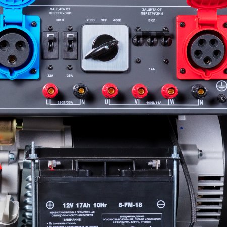 Бензиновый генератор FUBAG BS 8500 XD ES DUPLEX для одно и трехфазного режимов работы в Омске фото