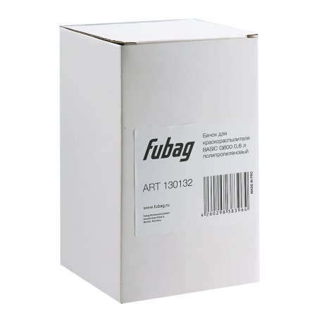 FUBAG Бачок для краскораспылителя BASIC G600, 0.6л полипропиленовый в Омске фото